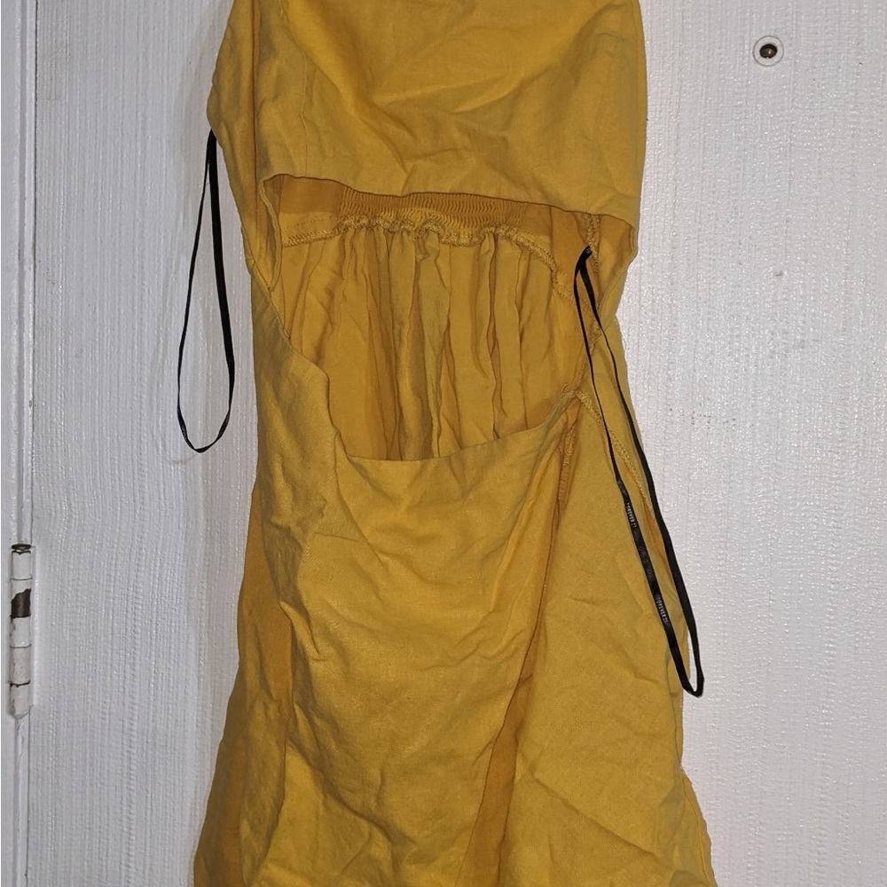 Yellow Sleeveless Dress